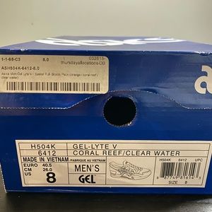 ASICS Gel Lyte V “Coral Reef” shoes